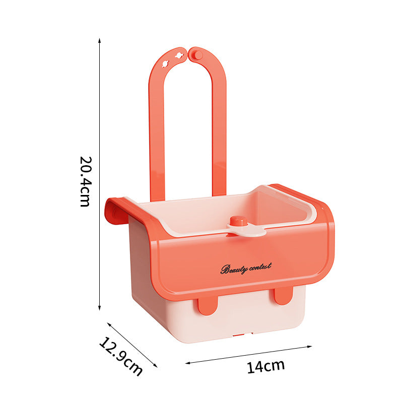 Hanging Sink Strainer Basket with Push-Release Bottom