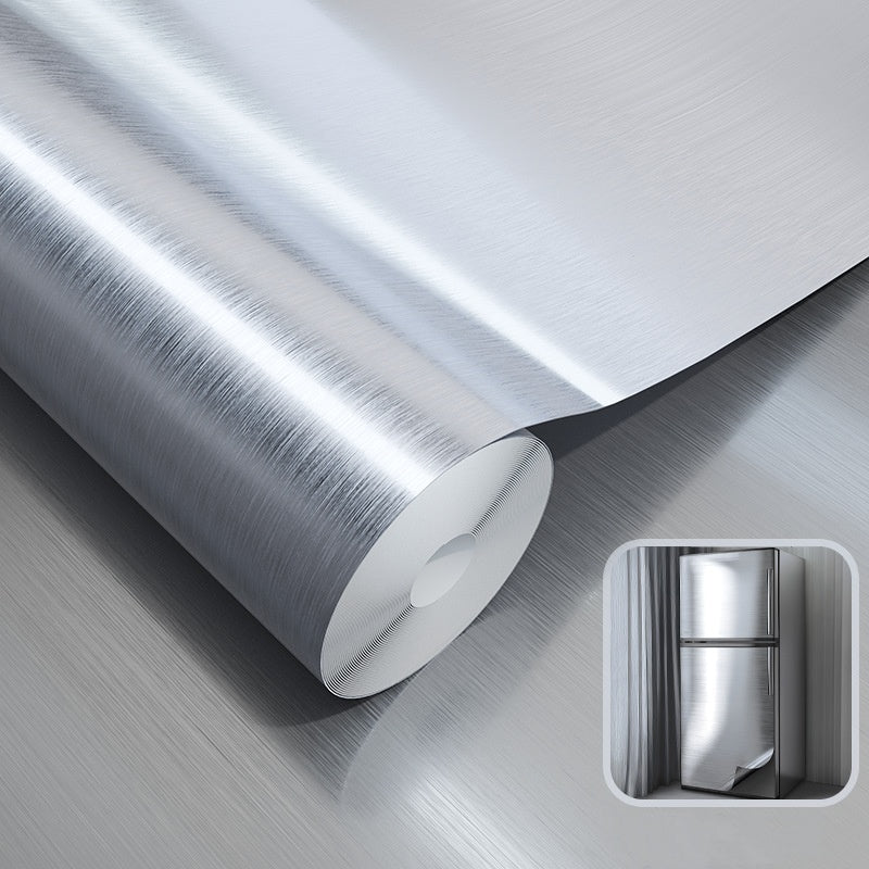 🔥 2026 BEST SELLER🔥🔥 — LIMITED-TIME DEAL! Brushed Metal Refrigerator Wrap