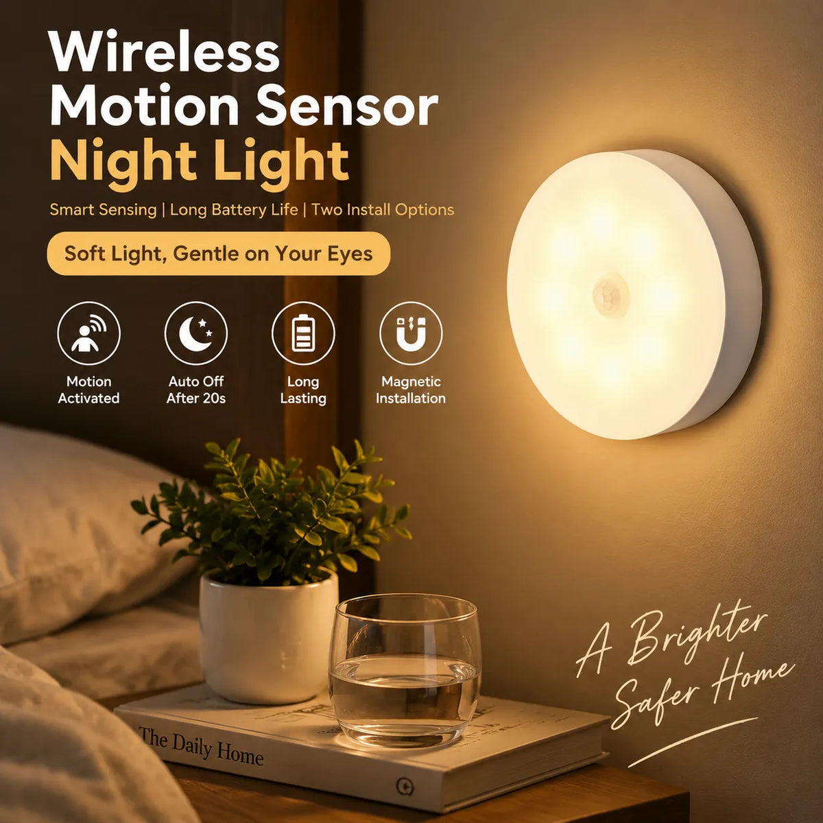 🔥🎁LAST DAY BUY 1 GET 2 FREE!!💥⏳Energy-Efficient LED Motion Sensor Light(type c)