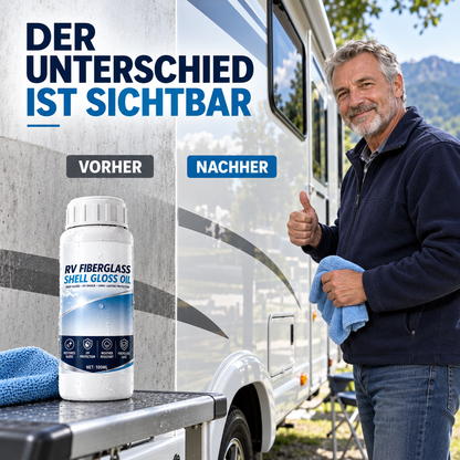 🔥 50% OFF 🚐 Fiberglass Gloss Restorer for RVs, Boats & Trailers – with UV & Weather Protection