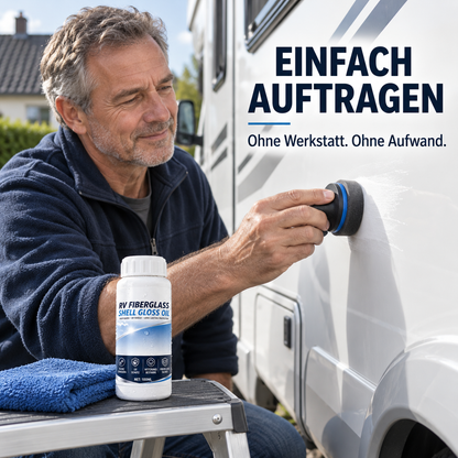 🔥 50% OFF 🚐 Fiberglass Gloss Restorer for RVs, Boats & Trailers – with UV & Weather Protection