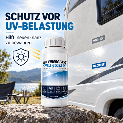 🔥 50% OFF 🚐 Fiberglass Gloss Restorer for RVs, Boats & Trailers – with UV & Weather Protection