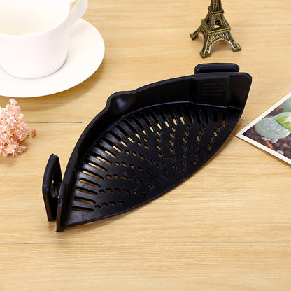 CLIP-ON SILICONE POT STRAINER