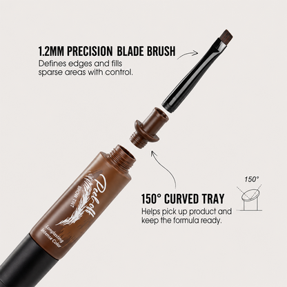 🔥 Last Day Buy 1 Get 1 Free 🎨 Waterproof Brow Tint – Peel Off, Shape & Cover Greys Perfectly ✨