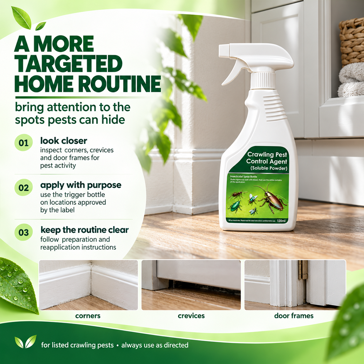 🔥 TODAY ONLY — BUY 2 GET 1 FREE 🔥 Targets 40+ Common Household Pests