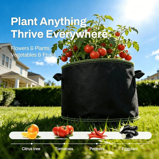 🔥 Last Day Buy 2 Get 2 Free 💚 Heavy-Duty Aeration Fabric Pots – Stronger Roots, Healthier Plants & Bigger Harvests 🪴✨