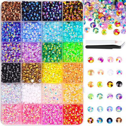 Rhinestone Bedazzling Kit- 40 Colors, Approx. 25KPieces