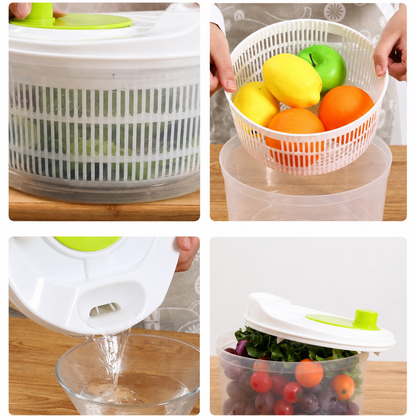 5L Manual Salad Spinner & Produce Washer