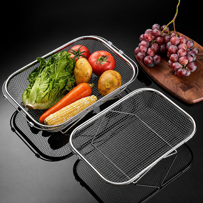 304 Stainless Steel Expandable Over-the-Sink Drain Basket