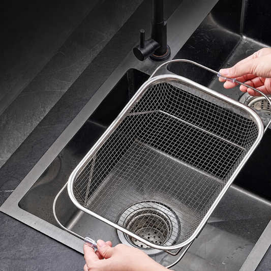 304 Stainless Steel Expandable Over-the-Sink Drain Basket
