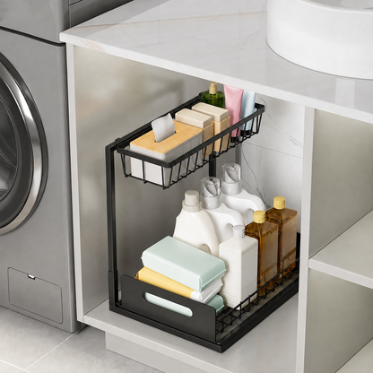 2-Tier Pull-Out Under Sink Organizer
