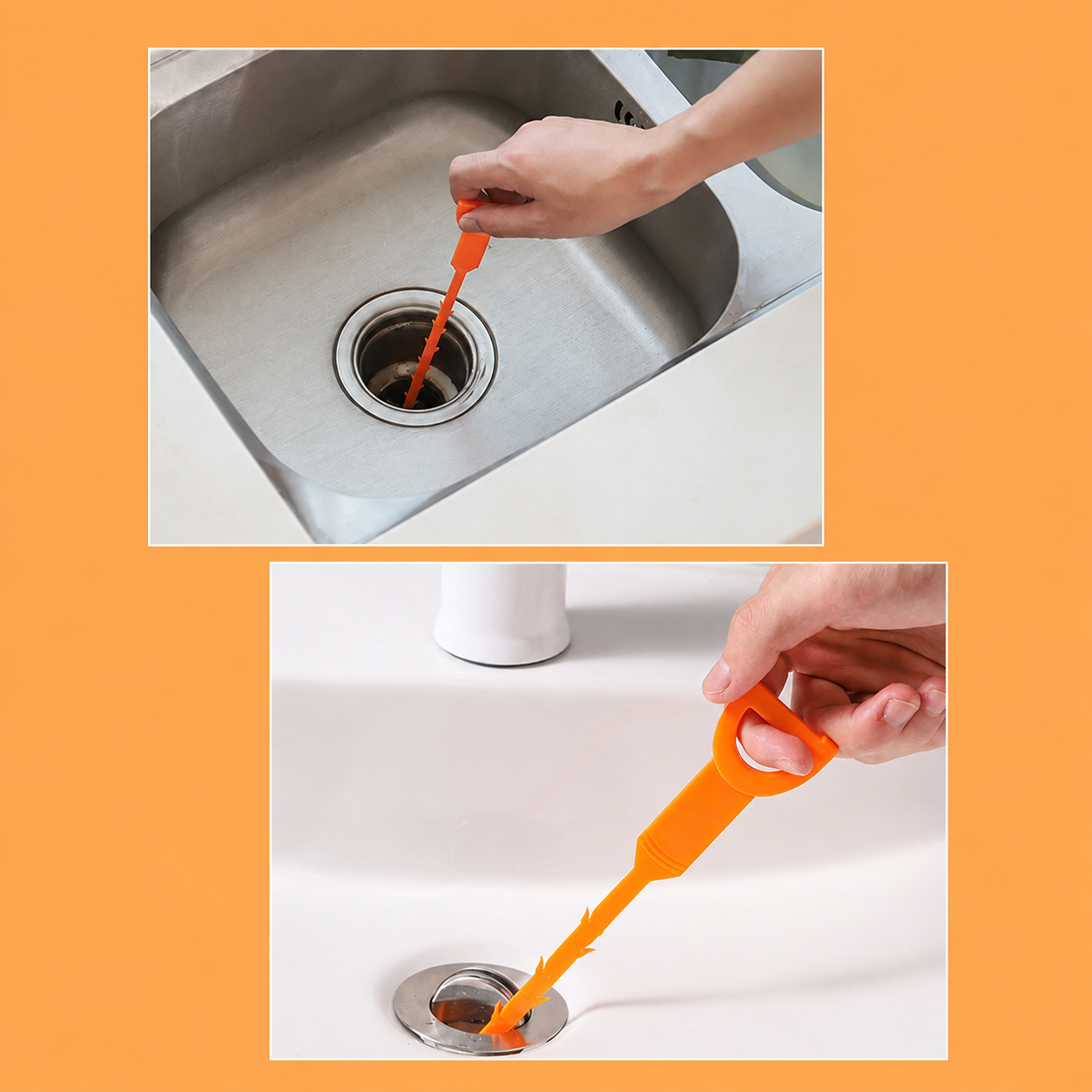 Flexible Hair Drain Cleaning Tool
