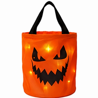 Orange Scary Evil Pumpkin