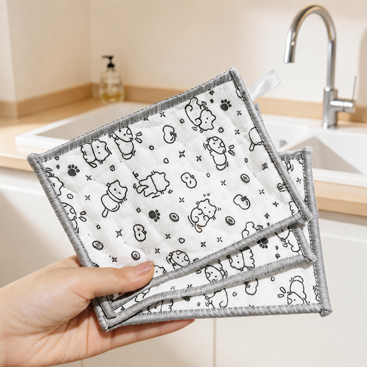 Dual-Sided Kitchen Dishcloths