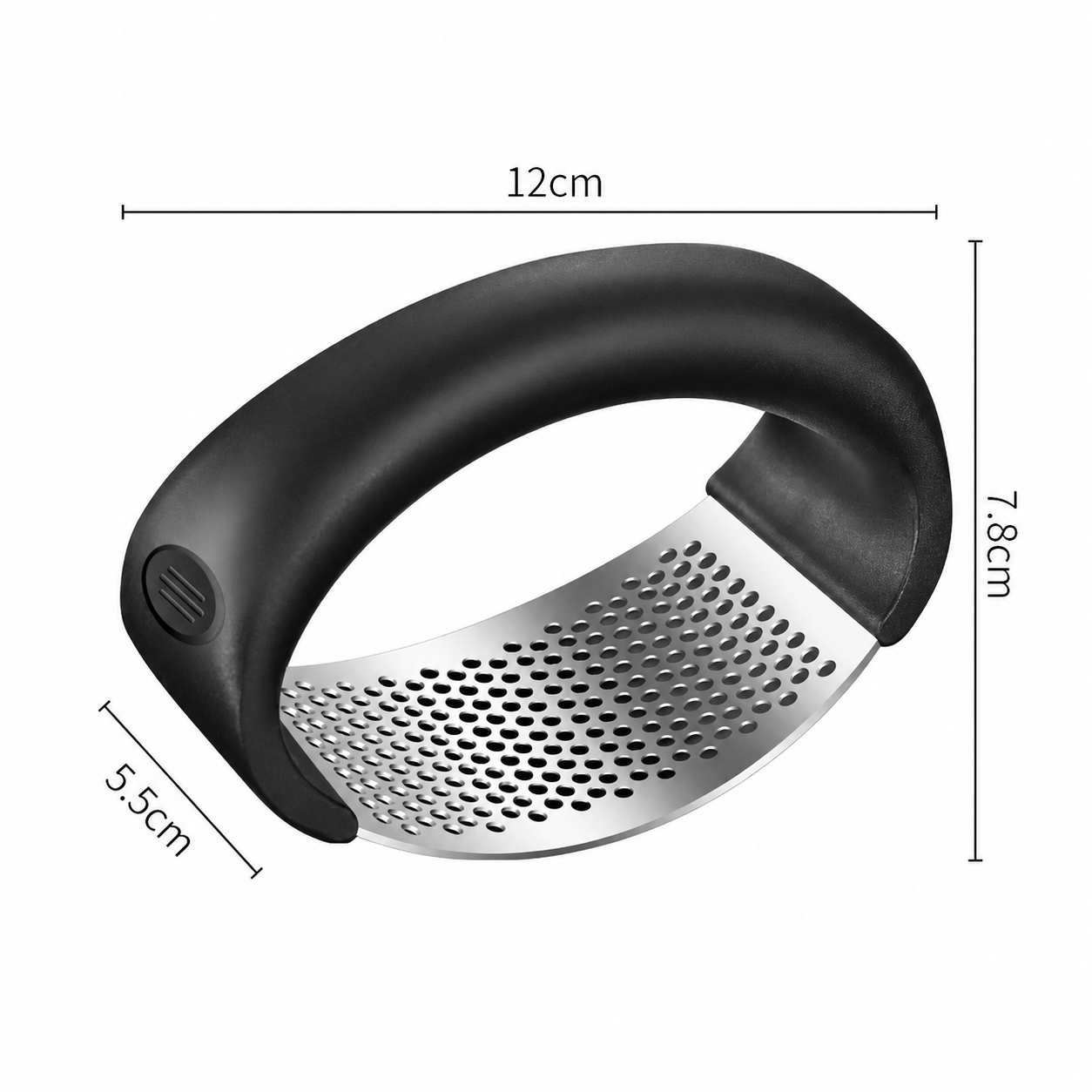 MANUAL STAINLESS STEEL GARLIC PRESS