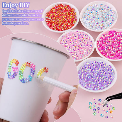 Rhinestone Bedazzling Kit- 40 Colors, Approx. 25KPieces