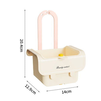 Hanging Sink Strainer Basket with Push-Release Bottom