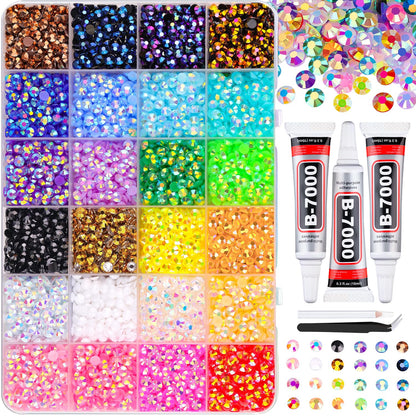 Rhinestone Bedazzling Kit- 40 Colors, Approx. 25KPieces