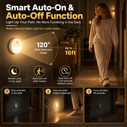 🔥🎁LAST DAY BUY 1 GET 2 FREE!!💥⏳Energy-Efficient LED Motion Sensor Light（type c）