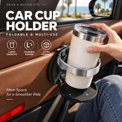 🔥 LAST DAY — 50% OFF! Multifunctional Foldable Car Door Cup Holder