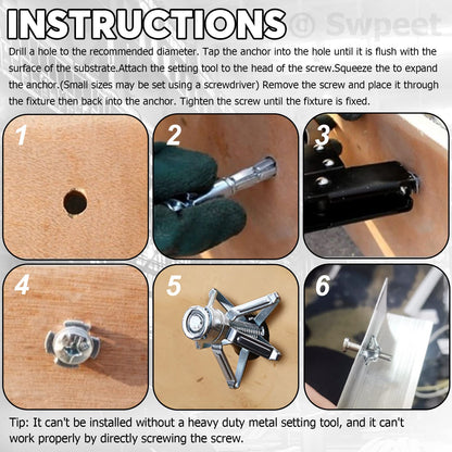 🔧Hot Sale-Expansion Screw Petal Nut