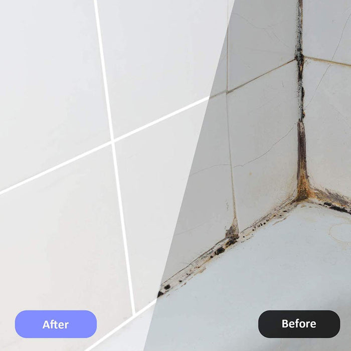 Yellow grout discoloration
