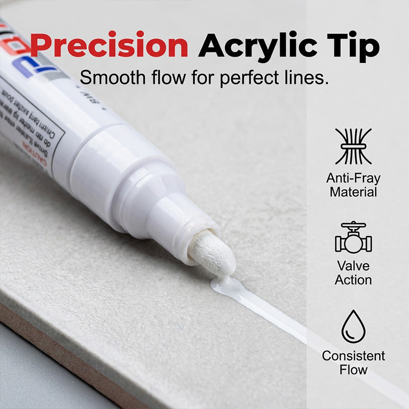 Tile grout marker result