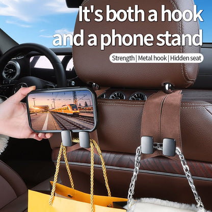 🔥Last Day! 50% OFF Multi-function Suspension Double Hooks for Car Seat Back