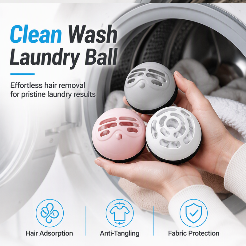 🥳2026 HOT SALE🥳🐾 50% OFF! 2‑in‑1 Lint Remover & Laundry Ball – ✨🧦