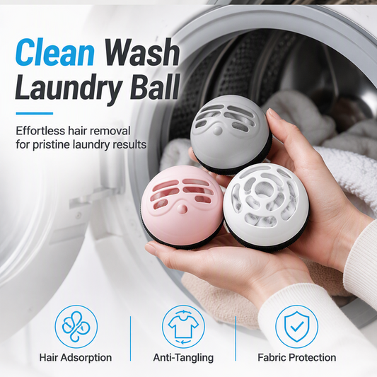 🥳2026 HOT SALE🥳🐾 50% OFF! 2‑in‑1 Lint Remover & Laundry Ball – ✨🧦