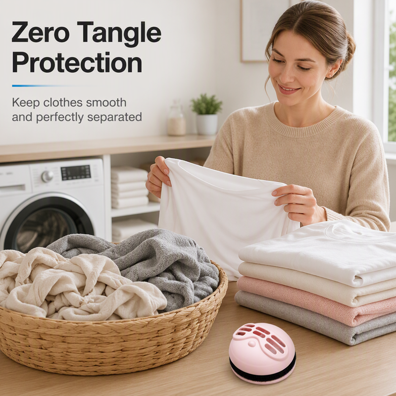 🥳2026 HOT SALE🥳🐾 50% OFF! 2‑in‑1 Lint Remover & Laundry Ball – ✨🧦
