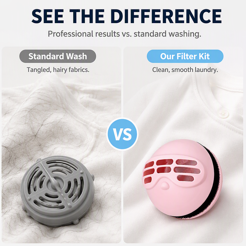 🥳2026 HOT SALE🥳🐾 50% OFF! 2‑in‑1 Lint Remover & Laundry Ball – ✨🧦