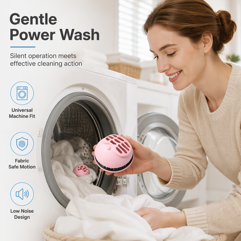 🥳2026 HOT SALE🥳🐾 50% OFF! 2‑in‑1 Lint Remover & Laundry Ball – ✨🧦