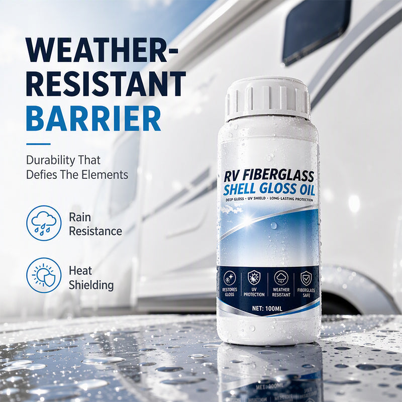 🔥 50% OFF 🚐 Fiberglass Gloss Restorer for RVs, Boats & Trailers – with UV & Weather Protection