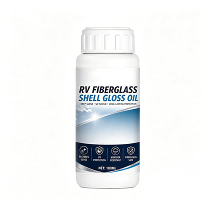 🔥 50% OFF 🚐 Fiberglass Gloss Restorer for RVs, Boats & Trailers – with UV & Weather Protection