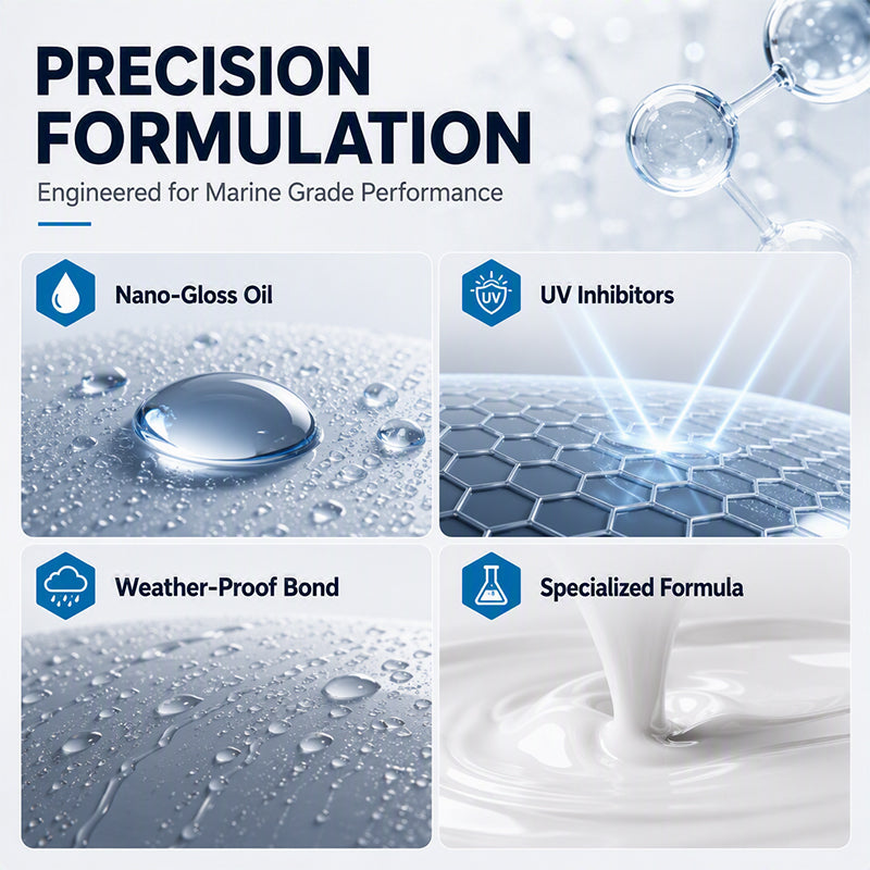 🔥 50% OFF 🚐 Fiberglass Gloss Restorer for RVs, Boats & Trailers – with UV & Weather Protection