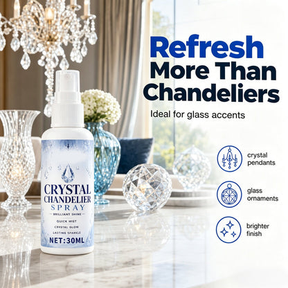 🔥🔥 LAST DAY – Buy 1 Get 1 FREE🔥 Crystal Chandelier Cleaner Spray + Cleaning Towel