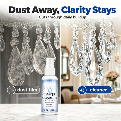 🔥🔥 LAST DAY – Buy 1 Get 1 FREE🔥 Crystal Chandelier Cleaner Spray + Cleaning Towel