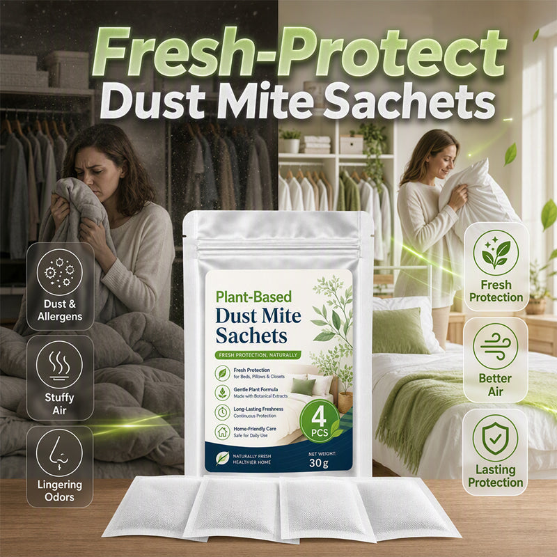 ⏰ LAST DAY! Buy 3 Get 3 FREE 🌿 Plant-Based Mite Protection Pouches 🛡️