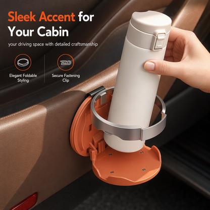 🔥 LAST DAY — 50% OFF! Multifunctional Foldable Car Door Cup Holder