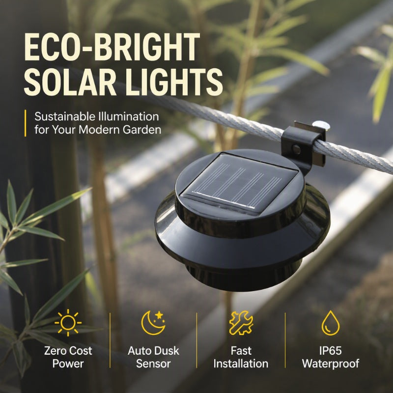 ✨☀️💡 50% OFF TODAY! Light Up Gutters, Fences & Garden Walls — Solar-Powered Outdoor LEDs With No Mains Wiring Needed 🏡✨