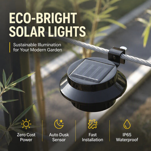 ✨☀️💡 50% OFF TODAY! Light Up Gutters, Fences & Garden Walls — Solar-Powered Outdoor LEDs With No Mains Wiring Needed 🏡✨