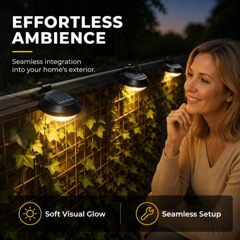 ✨☀️💡 50% OFF TODAY! Light Up Gutters, Fences & Garden Walls — Solar-Powered Outdoor LEDs With No Mains Wiring Needed 🏡✨